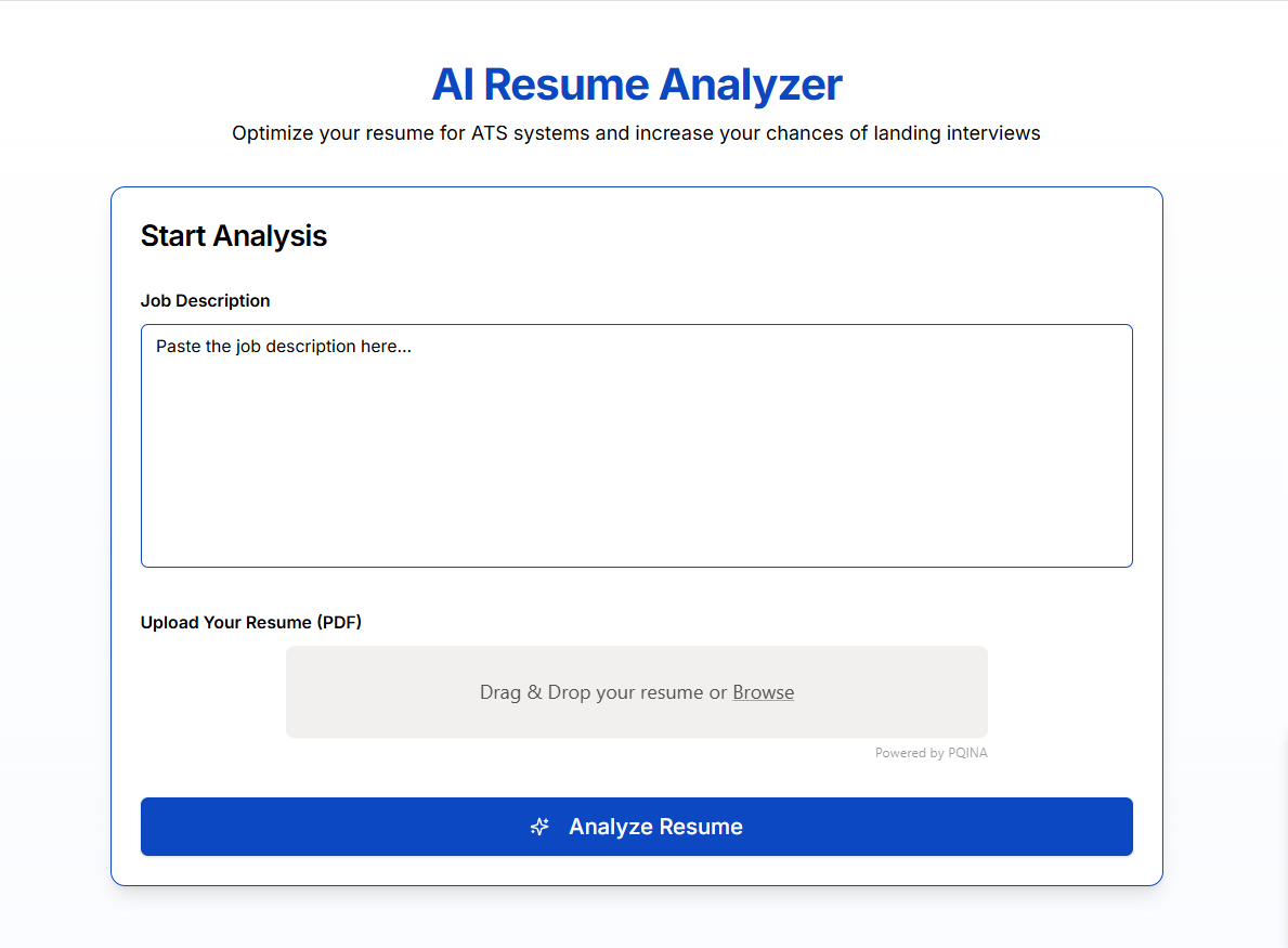 AI Resume Analyzer